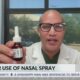 How to properly use nasal spray