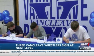 Vancleave wrestling sends three to next level