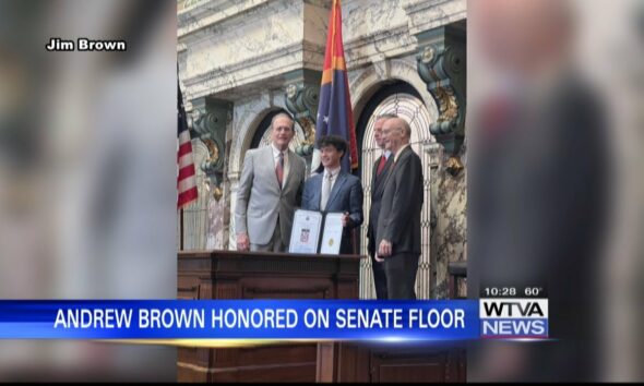 Tupelo track star was given a Senate declaration on Tuesday morning