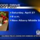 New Albany holding food drive Saturday