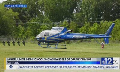Lanier Junior Senior High School holds mock DUI crash