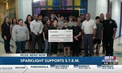 Sparklight presents Dream Bigger Award to North Woolmarket Middle School