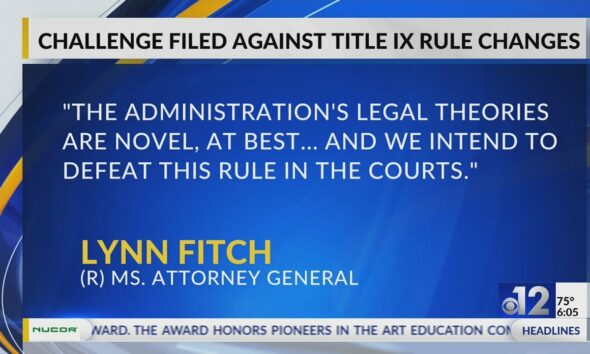 Fitch files lawsuit against Biden’s new Title IX rules