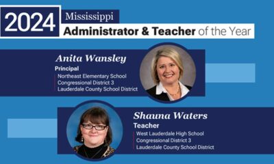 Lauderdale County educators win state awards