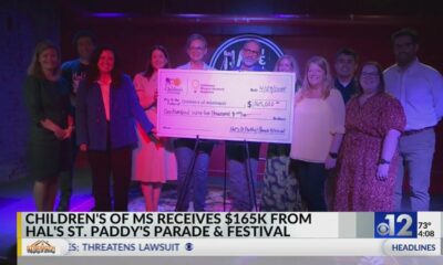 Children's of Mississippi receives 5,000 from St. Paddy's Parade