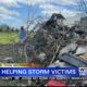 Local volunteer organization helping tornado victims