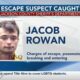 Escaped suspect caught in Jackson County
