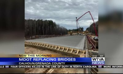 MDOT replacing bridges in Calhoun and Grenada Counties