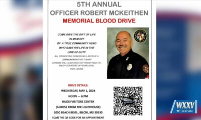 Annual Biloxi Blood Drive held in Honor of fallen Officer McKeithen