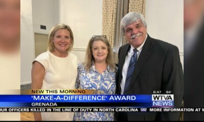 Grenada superintendent receives Make-A-Difference award