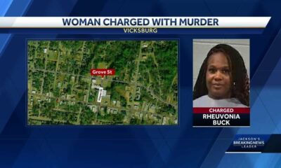 Woman arrested in Vicksburg homicide