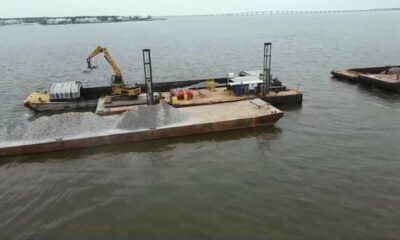 Conservationists construct 35-acre oyster reef in the Bay of St. Louis