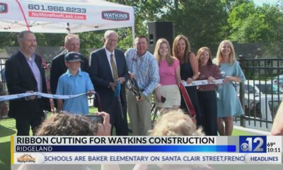 Ribbon cutting for Watkins Construction held in Ridgeland