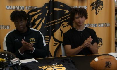 Two D’Iberville football players sign to Kentucky Christian University