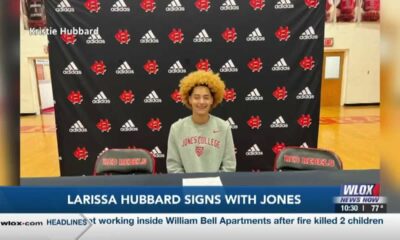 Larissa Hubbard signs with Jones
