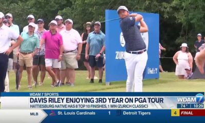 Hattiesburg native Davis Riley enjoying the grind of professional golf