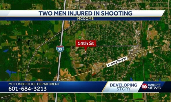 Two men injured in McComb shooting