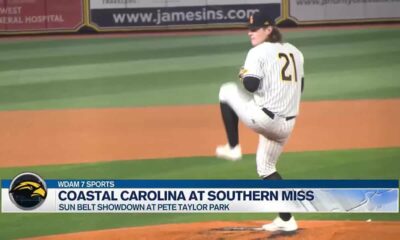 Another stellar outing by Billy Oldham helps lift Southern Miss past Coastal Carolina