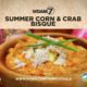 Farm to Table: Summer corn and crab bisque