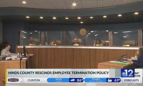 Hinds County rescinds employee termination policy