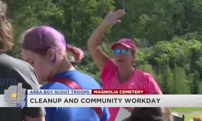 Community Workday held at Magnolia Cemetery