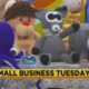 Donna Corken crochets stuffed animals