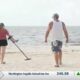 Beach treasure hunting in South Mississippi