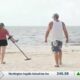 Beach treasure hunting in South Mississippi