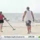 Beach treasure hunting in South Mississippi