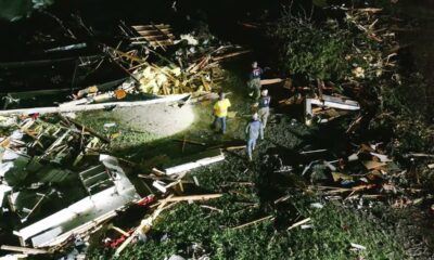 DRONE FOOTAGE: Tornado Aftermath in Barnsdall, OK