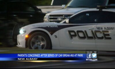 New Albany Police searching for suspects in connection to car break-ins during soccer game