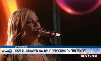 Karen Waldrup performs on “The Voice”