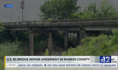 U.S. 80 bridge repair underway in Brandon