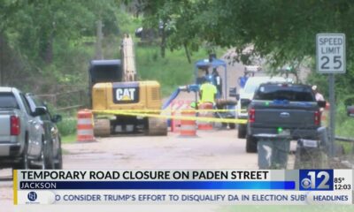 Jackson street to close for sewer line repair after sinkhole forms