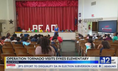 Operation Tornado visits Sykes Elementary