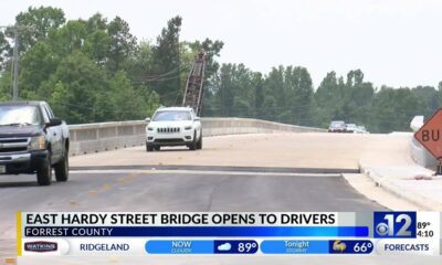East Hardy Street bridge opens to drivers