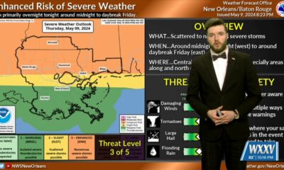 5/9 – Trey Tonnessen's “Enhanced Severe Risk” Thursday Night Forecast