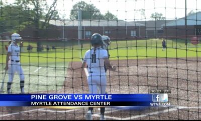 Myrtle softball takes game one over Pine Grove