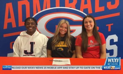 Three Gulfport High student athletes are heading to the next level