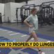 Fitness Friday: How to properly lunge
