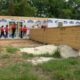 Volunteers assisting Habitat for Humanity