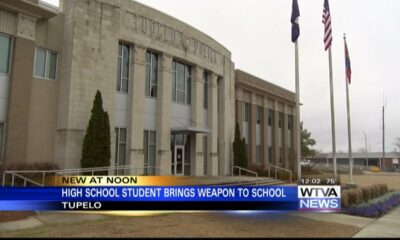 Tupelo High School student removed for weapon possession