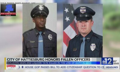Hattiesburg honors two officers killed in line of duty