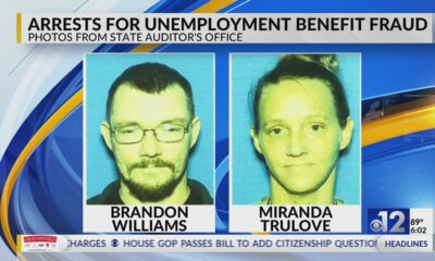 Mississippi couple accused of receiving illegal unemployment benefits