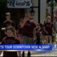 Students in New Albany take a tour of the city