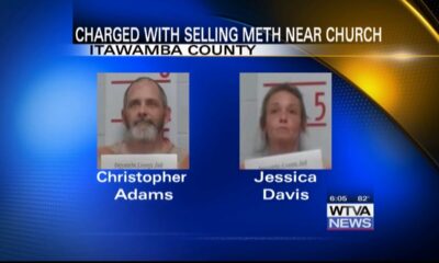 2 arrested for selling meth near church
