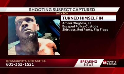 Suspect turns himself in after escaping police custody