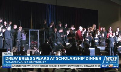 TONIGHT: Drew Brees speaks at William Carey scholarship dinner