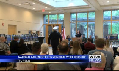 Ceremony held for fallen police officers in north Mississippi