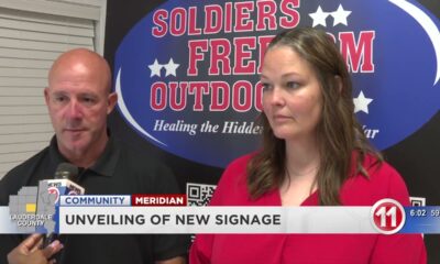 Soldiers Freedom Outdoors unveils new signage at Camp Meridale